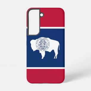 Coque Samsung Galaxy Étui Samsung Galaxy S22 Drapeau du Wyoming