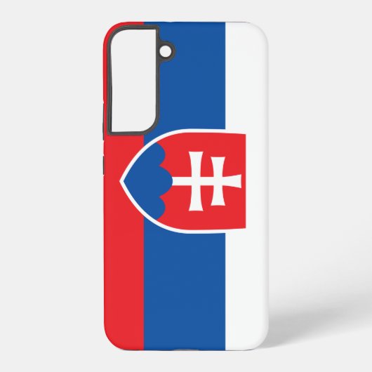 Coque Samsung Galaxy Étui Samsung Galaxy S22 Plus Drapeau de la Slovaqu (Verso)
