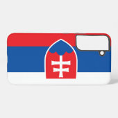 Coque Samsung Galaxy Étui Samsung Galaxy S22 Plus Drapeau de la Slovaqu (Verso Horizontal)