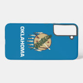 Coque Samsung Galaxy Étui Samsung Galaxy S22 Plus Drapeau de l'Oklahoma (Verso Horizontal)