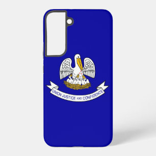 Coque Samsung Galaxy Étui Samsung Galaxy S22 Plus Drapeau de Louisiane