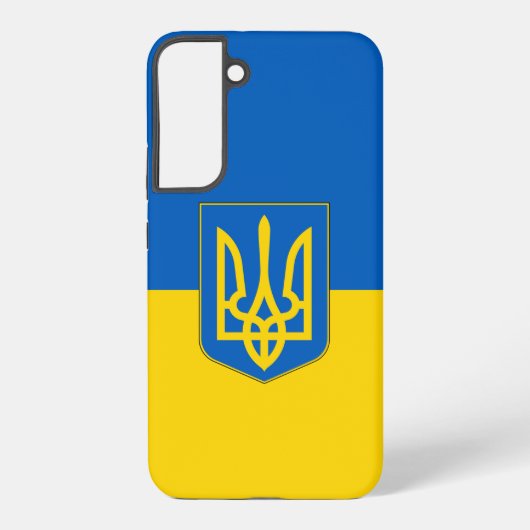 Coque Samsung Galaxy Étui Samsung Galaxy S22 Plus Drapeau de l'Ukraine (Verso)