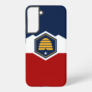 Coque Samsung Galaxy Étui Samsung Galaxy S22 Plus Drapeau de l'Utah, Ét
