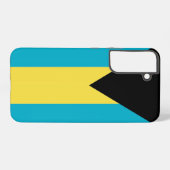 Coque Samsung Galaxy Étui Samsung Galaxy S22 Plus Drapeau des Bahamas (Verso Horizontal)