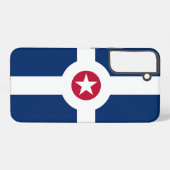 Coque Samsung Galaxy Étui Samsung Galaxy S22 Plus Drapeau d'Indianapoli (Verso Horizontal)