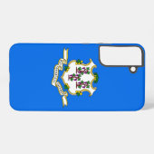 Coque Samsung Galaxy Étui Samsung Galaxy S22 Plus Drapeau du Connecticu (Verso Horizontal)