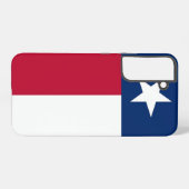 Coque Samsung Galaxy Étui Samsung Galaxy S22 Plus Drapeau du Texas (Verso Horizontal)