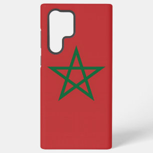Coque Samsung Galaxy Étui Samsung Galaxy S22 Ultra avec drapeau du Maro