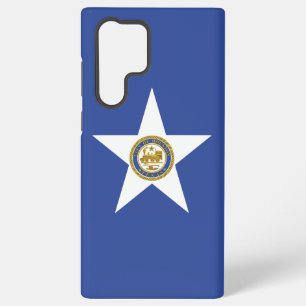 Coque Samsung Galaxy Étui Samsung Galaxy S22 Ultra drapeau de Houston