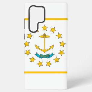 Coque Samsung Galaxy Étui Samsung Galaxy S22 Ultra drapeau de Rhode Isl