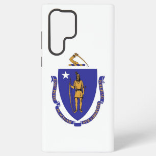 Coque Samsung Galaxy Étui Samsung Galaxy S22 Ultra drapeau du Massachus