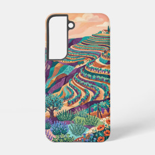 Coque Samsung Galaxy Étui Samsung Galaxy vignoble teinte violette et sa