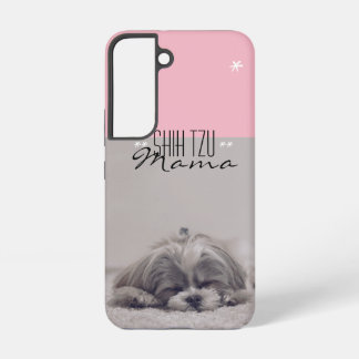Coque Samsung Galaxy Étui Samsung Shih Tzu Mama pour les mamans de chie