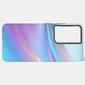 Coque Samsung Galaxy Étui téléphonique opalescent branché Samsung S21 P (Verso Horizontal)