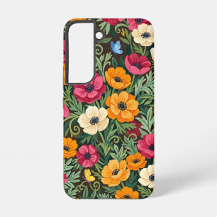 Coque Samsung Galaxy Étuis Samsung Anémones Botaniques Abstraits
