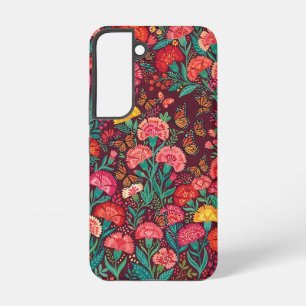 Coque Samsung Galaxy Étuis Samsung Carnations Abstraits Fantaisistes