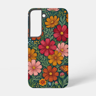 Coque Samsung Galaxy Étuis Samsung Cosmos Mexicain Abstrait Papillons