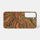 Coque Samsung Galaxy Étuis Samsung Thread Earth Root Abstrait (Verso Horizontal)