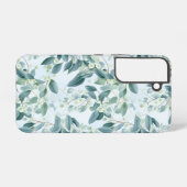 Coque Samsung Galaxy Eucalyptus Vert Sage Doux Aquarelle (Verso Horizontal)