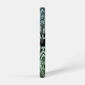 Coque Samsung Galaxy Exotic Tribal Green Gradient Mandala (Côté droit)