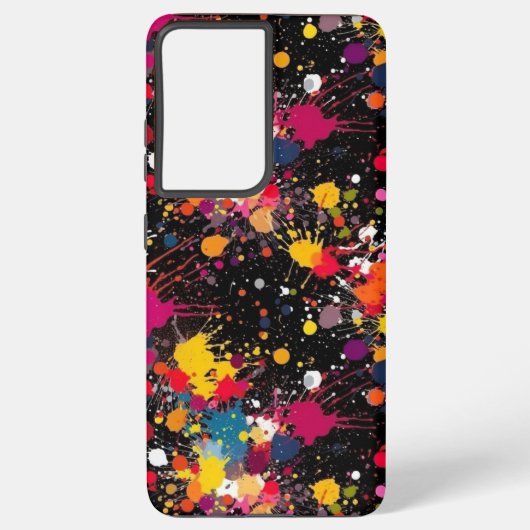 Coque Samsung Galaxy Explosion de couleur (Verso)