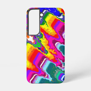 Coque Samsung Galaxy Explosion de couleur fluide d'art en couleur arc-e