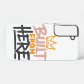 Coque Samsung Galaxy Expression de fierté et d'authenticité construite (Verso Horizontal)