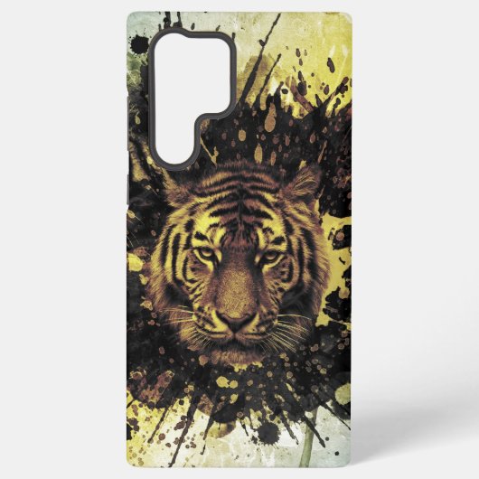 Coque Samsung Galaxy face de lion (Verso)