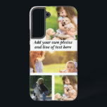 Coque Samsung Galaxy Faites votre propre collage photo et texte<br><div class="desc">Faites votre propre collage photo et texte</div>