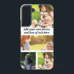 Coque Samsung Galaxy Faites votre propre collage photo et texte<br><div class="desc">Faites votre propre collage photo et texte</div>