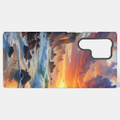 Coque Samsung Galaxy Falaises de couchers de soleil tropicaux - Côte vi (Verso Horizontal)