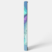 Coque Samsung Galaxy Fantastique chat sur arrière - plan futuriste (Côté gauche)