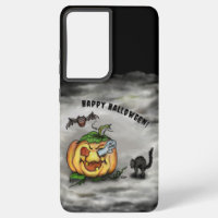 Fantôme, Chat, Chat et Citrouille, Bonne Halloween