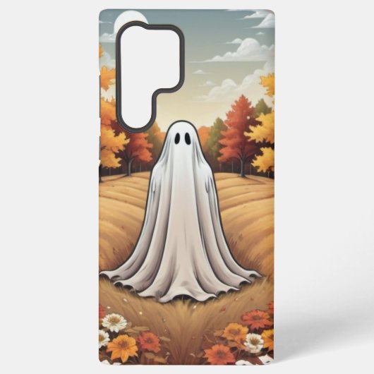 Coque Samsung Galaxy Fantôme dans la forêt d'automne (Verso)