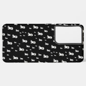 Coque Samsung Galaxy Fantômes d'Halloween foncé (Côté gauche)