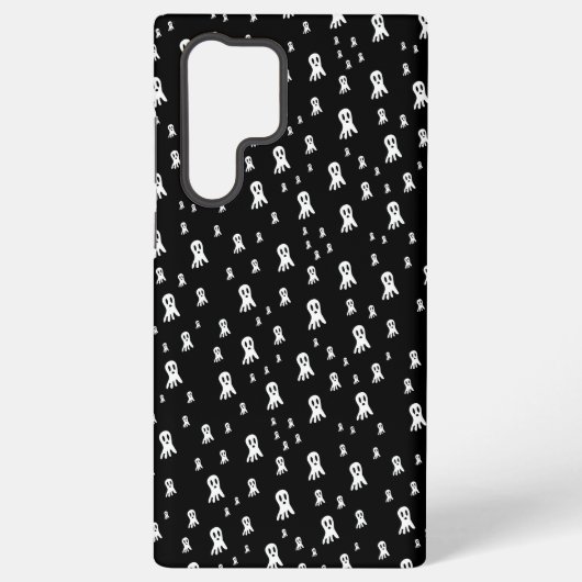Coque Samsung Galaxy Fantômes Sombres d'Halloween  (Verso)