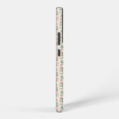Coque Samsung Galaxy Fausse Maison de Chat au Patchwork Pastel (Côté droit)