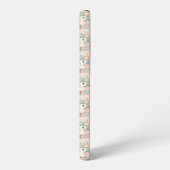 Coque Samsung Galaxy Fausse Maison de Chat au Patchwork Pastel (Côté gauche)