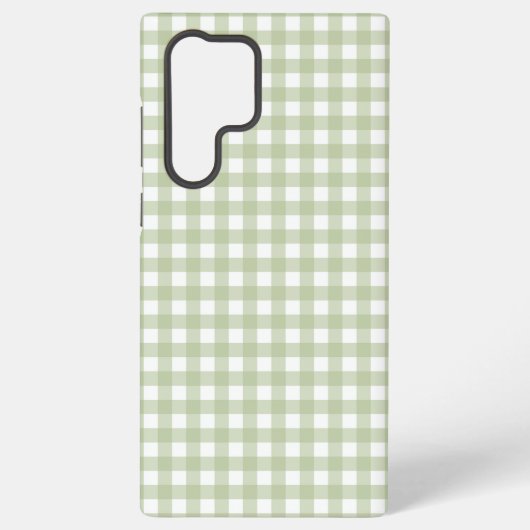 Coque Samsung Galaxy Faye et Lauren Green Gingham (Verso)