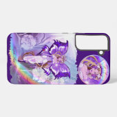 Coque Samsung Galaxy Fée du Soleil Violet (Verso Horizontal)