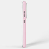 Coque Samsung Galaxy Feminine Pastel Rose avec Script Nom personnalisé (Côté droit)