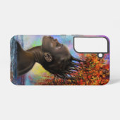 Coque Samsung Galaxy Femme d'automne (Verso Horizontal)