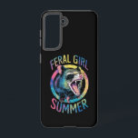 Coque Samsung Galaxy Feral Girl été Opossum Tie Dye Raccoon<br><div class="desc">Feral Girl été Opossum Tie Dye Raccoon</div>