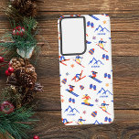 Coque Samsung Galaxy Fernie Colombie-Britannique Ski Snowboard Motif<br><div class="desc">Un drôle de motif de ski hivernal pour la station de ski Fernie dans la chaîne Lizard,  Canadian Rockies,  Colombie-Britannique,  Canada. Idée cadeau idéale pour les amateurs de sports d'hiver : ski,  snowboard,  freestyle,  ski de fond,  saut à ski.</div>