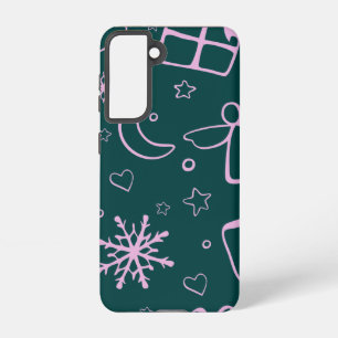 Coque Samsung Galaxy Fête de la carte Arrière - plan Noël Décembre