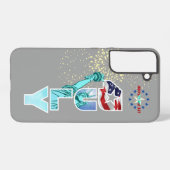 Coque Samsung Galaxy Fête de l'Indépendance (Verso Horizontal)