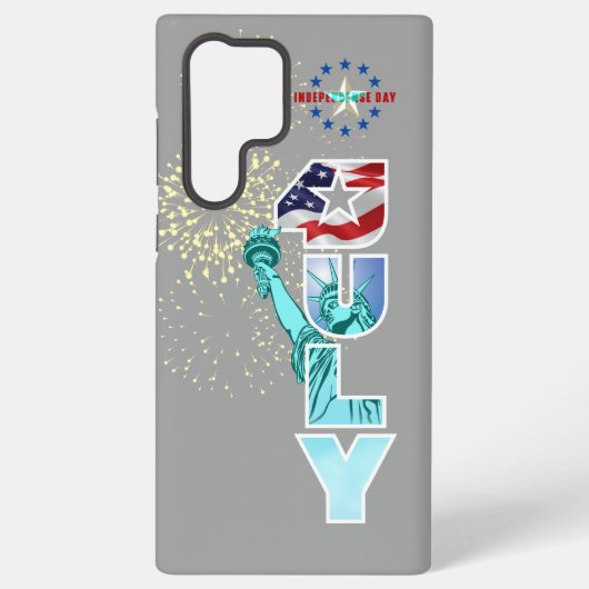 Coque Samsung Galaxy Fête de l'Indépendance (Verso)