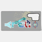Coque Samsung Galaxy Fête de l'Indépendance (Verso Horizontal)