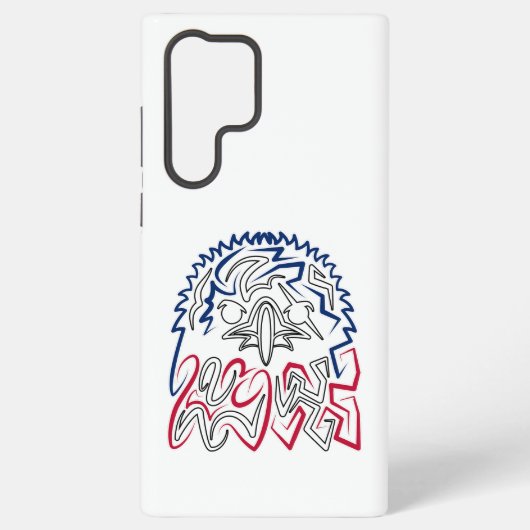 Coque Samsung Galaxy Fête de l'Indépendance Aigle américain (Verso)