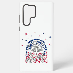 Coque Samsung Galaxy Fête de l'Indépendance Étoiles d'aigle américain